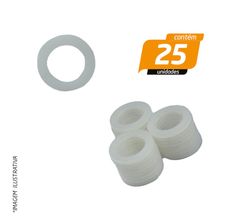 Arruela de Vedação em Nylon 14 x 22 x 2mm - 25 Unidades