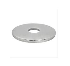 Arruela Lisa Aço Inox 1/4' - 50 Unidades