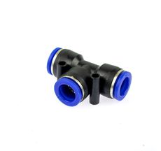 Conexão União 'TEE' Instantânea Plástica 12mm - 5 Unidades