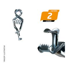 Garra Jacaré para Bateria 70mm - Rainha das Sete - 2 Unidades