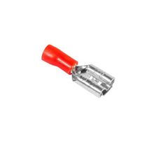 Terminal Isolado Fêmea Vermelho Fio 0,5 a 1,0mm - Crimper - 25 Unidades