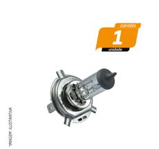 Lâmpada H4 Cristal Farol Bi-iodo 12V 60/55W - Avionix Gauss