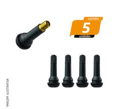 Bico para Pneu sem Câmara TR414 - 5 Unidades