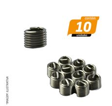 Rosca Postiça M6 x 1 - 10 Unidades