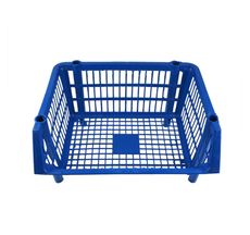 Cesto Expositor Pequeno com Encaixe Azul 260 x 340 x 440mm