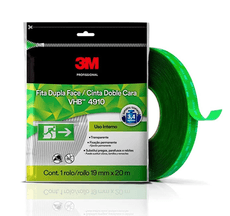 Fita Dupla Face VHB Transparente Liner 19mm x 20m - 3M