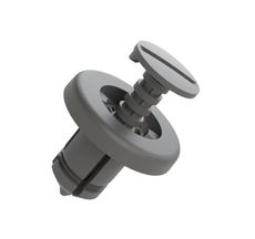 Rebite Preto do Para-choque Nissan/ Renault - Plastcar - 10 Unidades