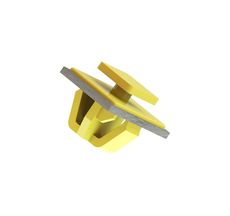 Grampo dos Frisos de Vedação  Amarelo Hyundai - Plastcar - 10 Unidades