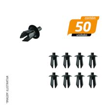 Rebite Universal Preto - Plastcar - 50 Unidades