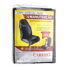 Kit Capa Para Banco de Corino Preto Forro Simples