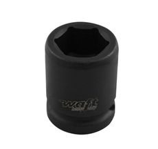 Soquete de Impacto Sextavado Curto 38mm 1/2'' x 19mm - Waft