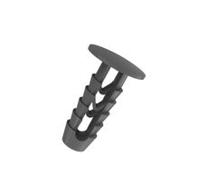 Grampo de Forração Cabeça Pequena Preto Fiat - Plastcar - 50 Unidades