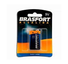 Bateria Alcalina 9V - Brasfort