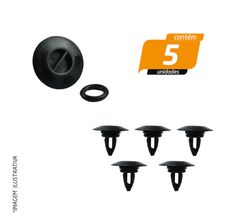 Grampo do Spoiler Lateral BMW/ Mini - Plastcar - 5 Unidades